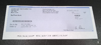 Mobile deposit check Mobile deposit check